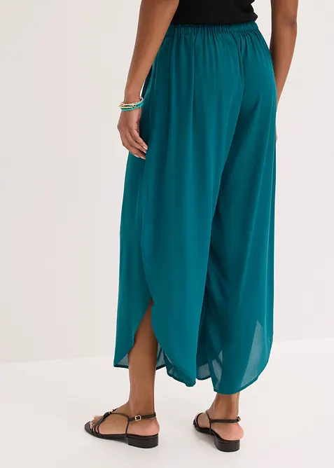 Pantaloni a palazzo con spacchi, bonprix