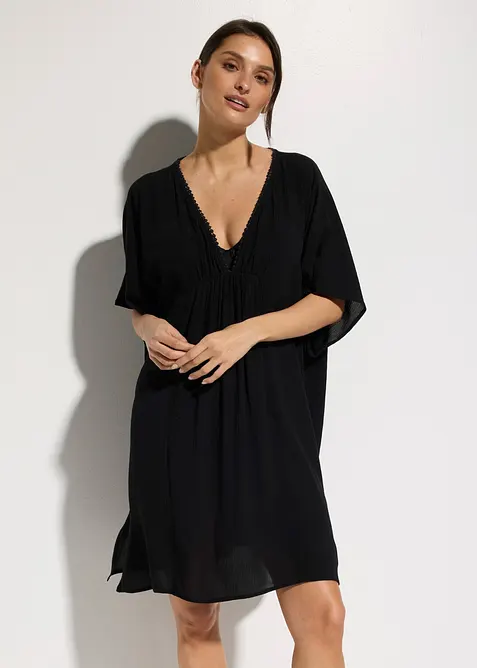 Tunica copricostume in crinkle strutturato, bonprix