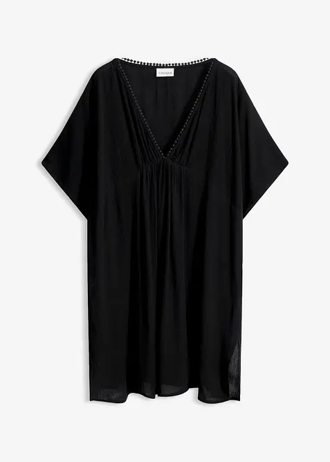 Tunica copricostume in crinkle strutturato, bonprix