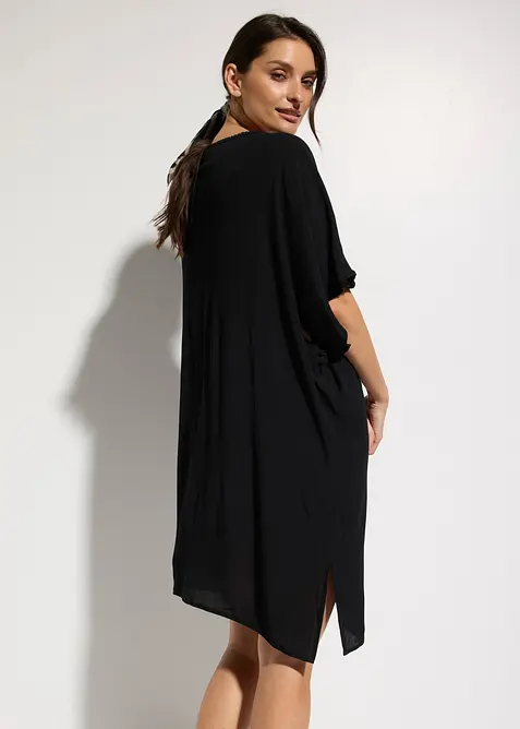 Tunica copricostume in crinkle strutturato, bonprix