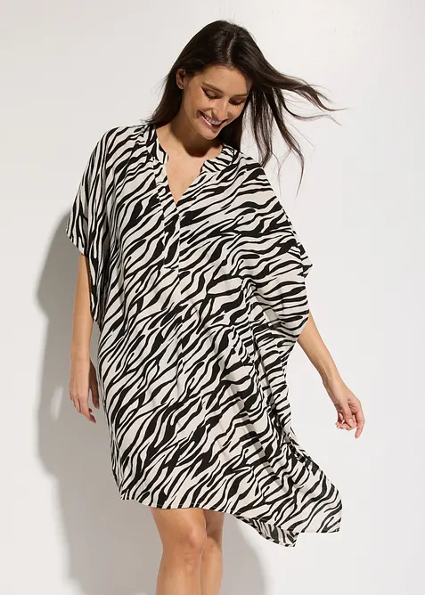 Tunica copricostume in crinkle strutturato, bonprix