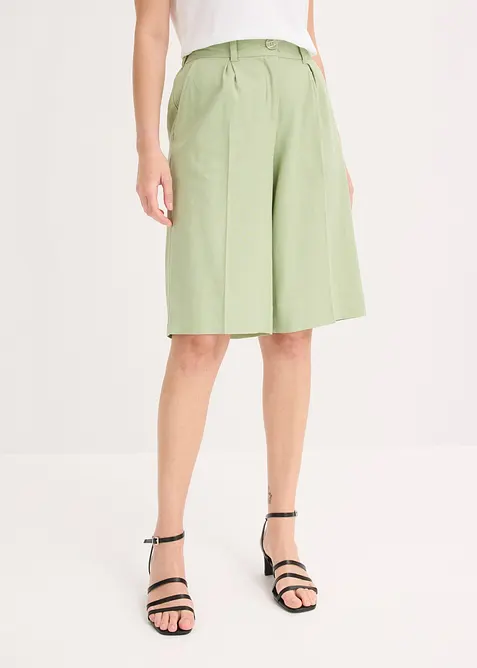 Bermuda in misto lino, bonprix
