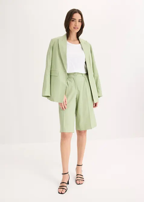 Bermuda in misto lino, bonprix