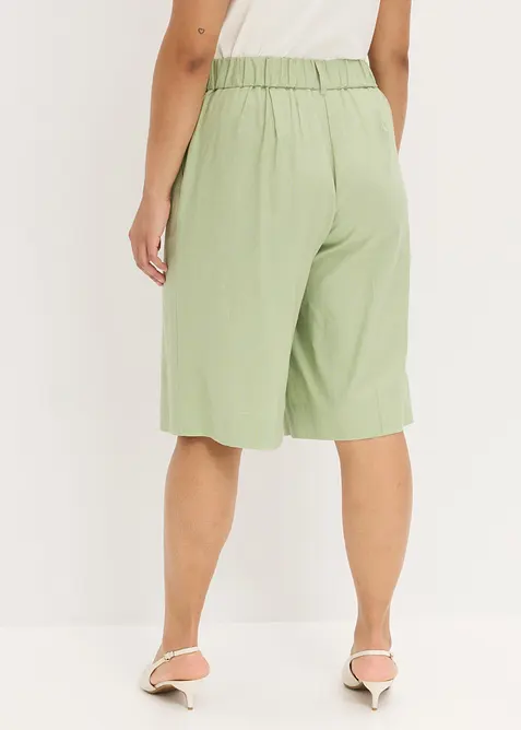 Bermuda in misto lino, bonprix