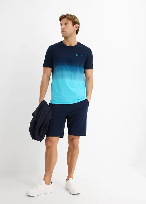 T-shirt e bermuda in felpa  (set 2 pezzi), bonprix