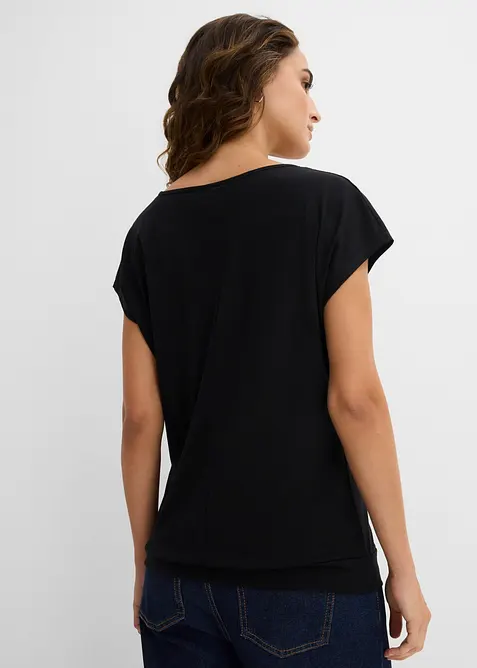 T-shirt con cerniera, bonprix