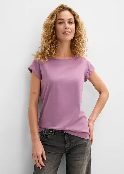 T-shirt in puro cotone, bonprix
