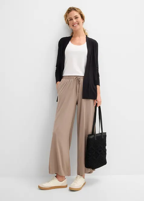 Cardigan in jersey di morbida viscosa, bonprix