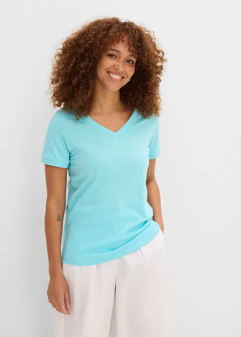 T-shirt in puro cotone, bonprix