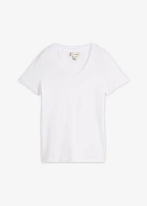 T-shirt in puro cotone, bonprix