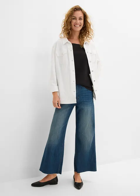 Maglia a maniche corte con scollo quadrato, bonprix