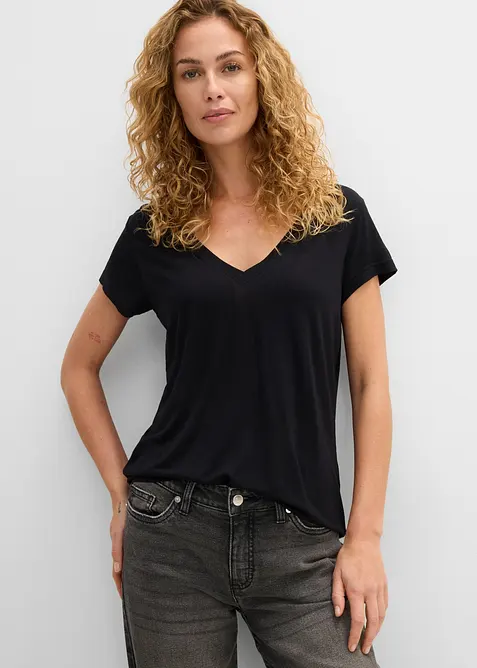 T-shirt in viscosa morbida, bonprix