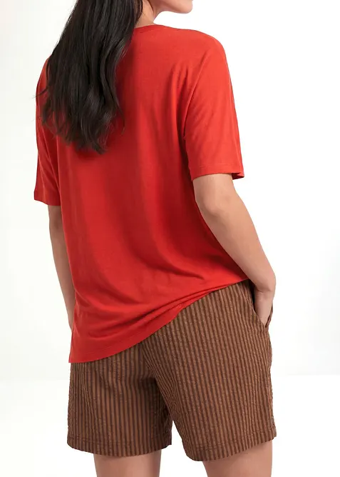 Maglia lunga in misto viscosa, bonprix