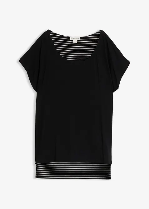 Maglia lunga in morbido misto viscosa, bonprix