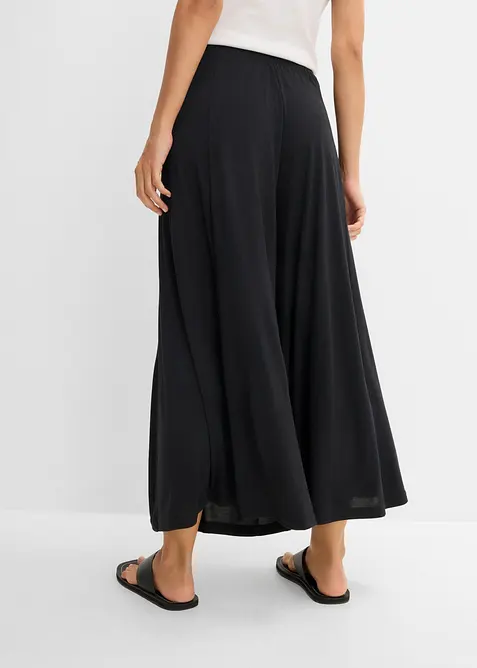 Pantaloni culotte in jersey con gambe larghe, bonprix