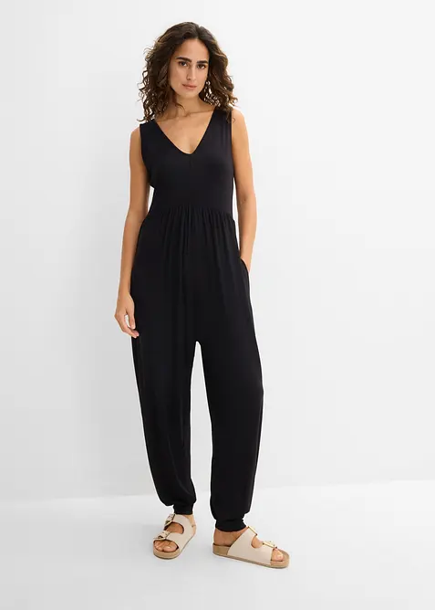 Tuta in jersey misto viscosa, bonprix