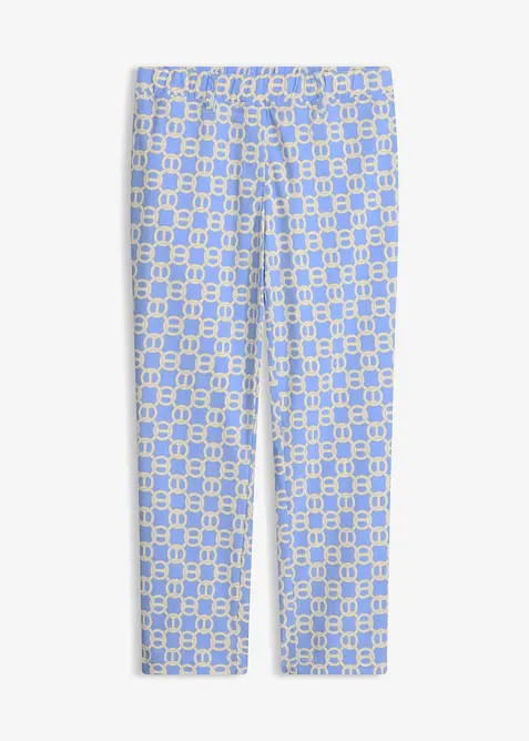 Pantaloni cropped in bengalina elasticizzata, bonprix