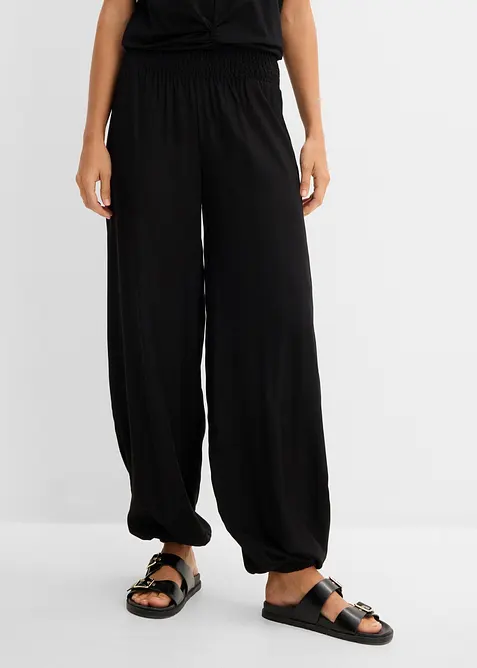 Pantaloni a palloncini in viscosa fluida, bonprix