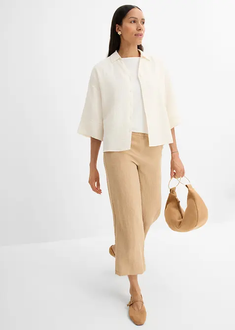 Camicetta oversize in misto viscosa, bonprix