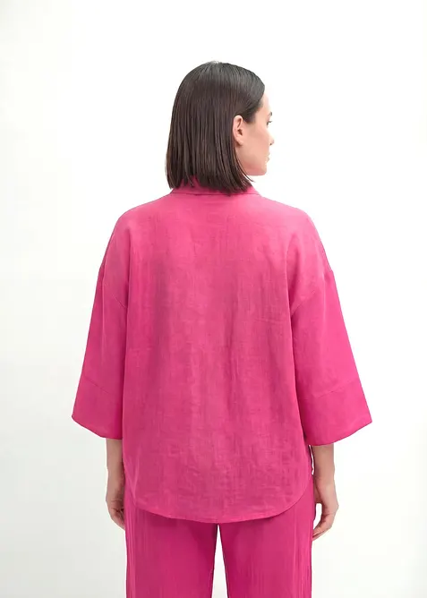 Camicetta oversize in misto viscosa, bonprix