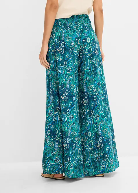 Pantaloni a palazzo in viscosa fluente, bonprix