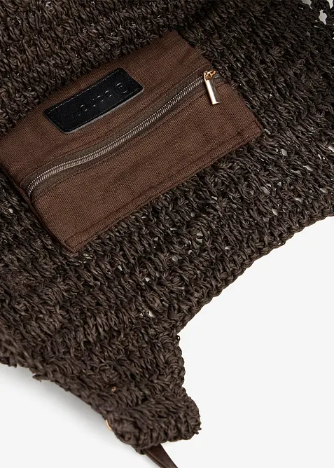 Borsa shopper con fibbie decorative, bonprix