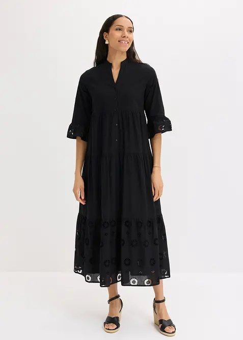 Abito lungo in puro cotone, bonprix