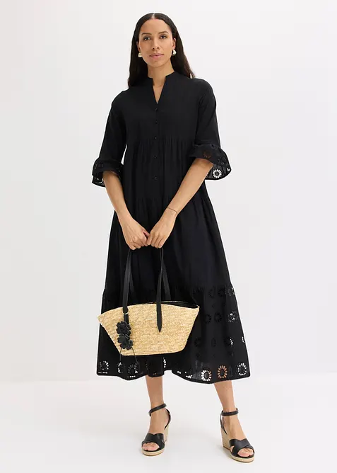 Abito lungo in puro cotone, bonprix