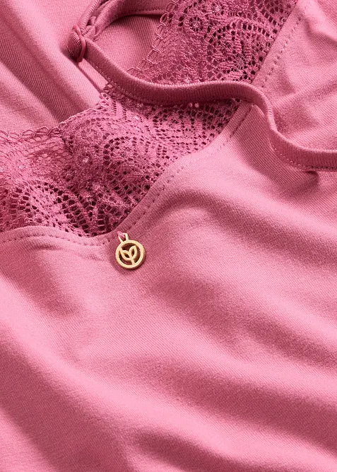 Camicia da notte in misto viscosa morbido, bonprix