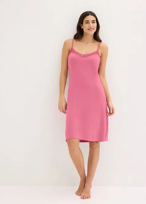 Camicia da notte in misto viscosa morbido, bonprix