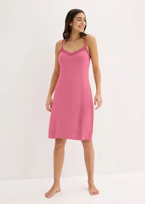Camicia da notte in misto viscosa morbido, bonprix