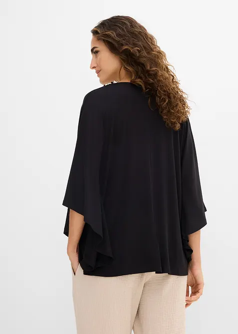 Maglia con maniche a pipistrello in viscosa, bonprix
