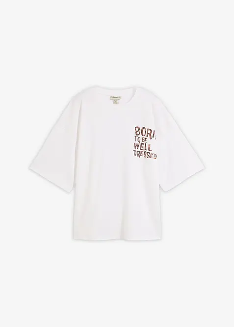 Maxi maglia in puro cotone biologico, bonprix