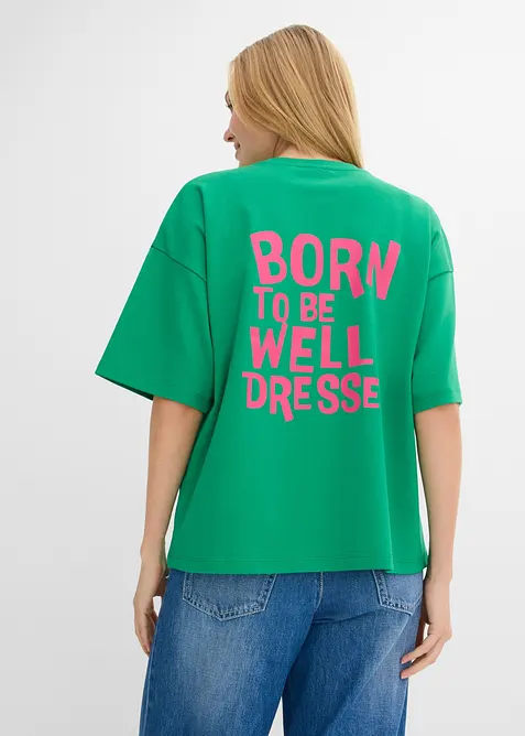 Maxi maglia in puro cotone biologico, bonprix