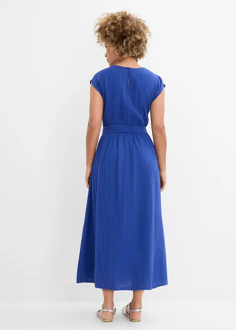 Abito midi in puro cotone, bonprix