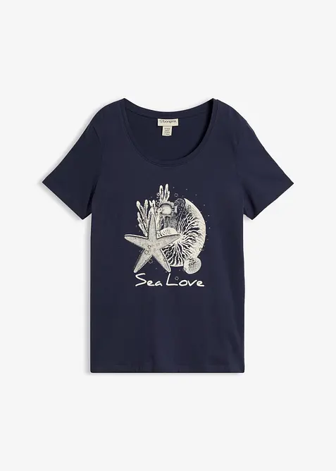 T-shirt con stampa Sea Love, bonprix