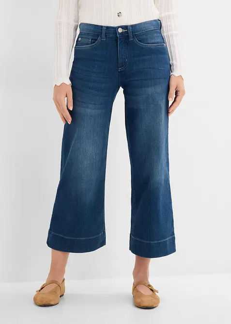 Jeans culotte ultra morbidi, bonprix