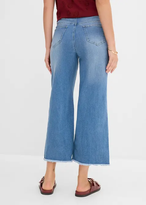 Jeans cropped wide fit, bonprix