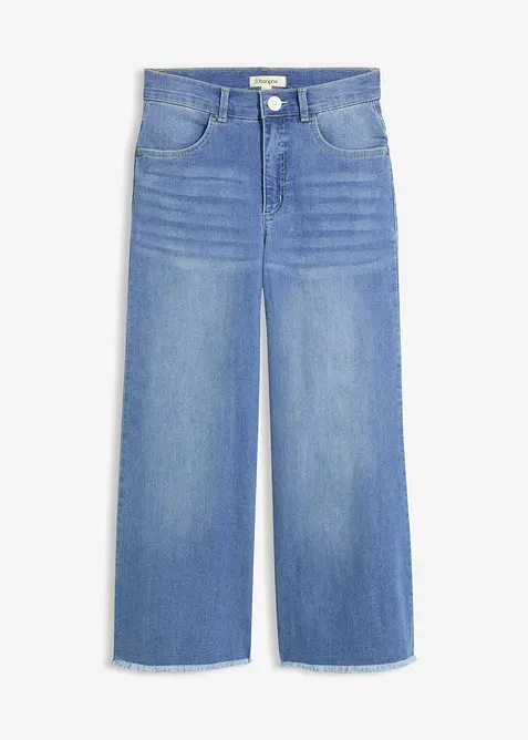 Jeans cropped wide fit, bonprix