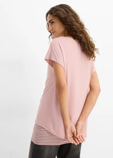 Maglia lunga in morbido misto viscosa, bonprix