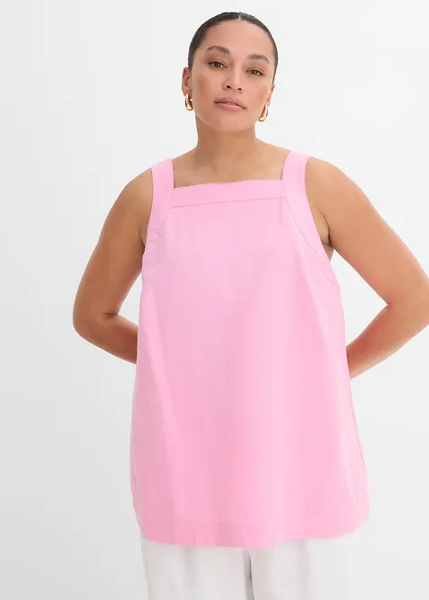 Blusa in misto viscosa con particolare annodato dietro, bonprix