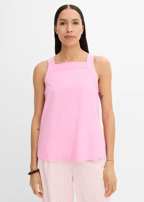 Blusa in misto viscosa con particolare annodato dietro, bonprix