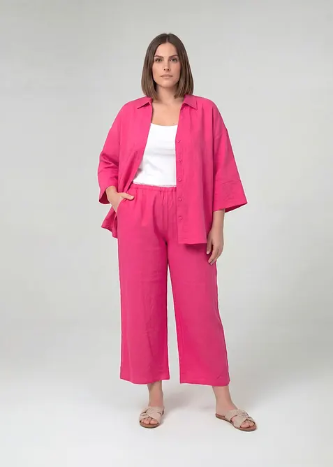 Pantaloni culotte in misto viscosa, bonprix