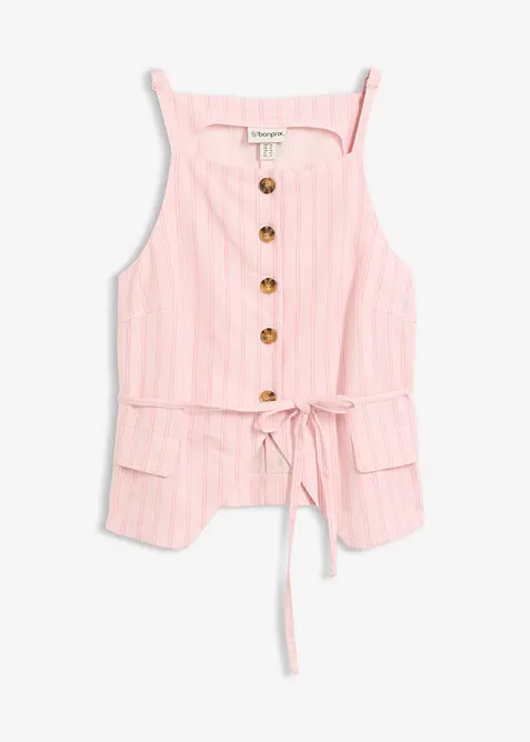 Gliet stile blazer in misto lino rinfrescante, bonprix