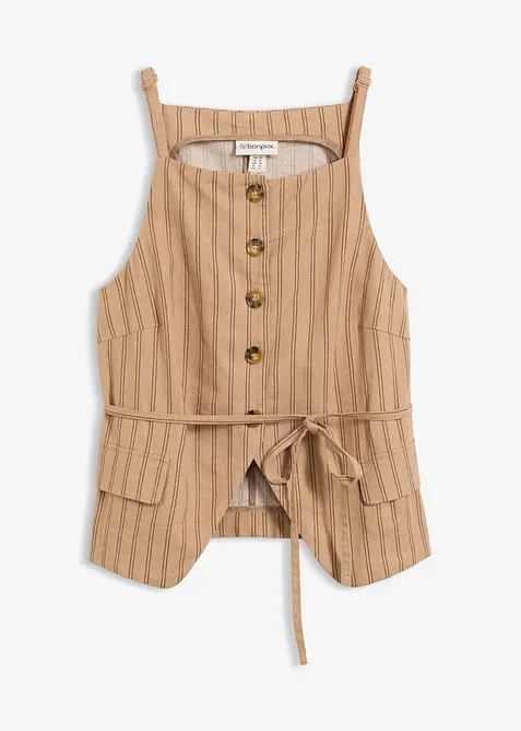 Gliet stile blazer in misto lino rinfrescante, bonprix