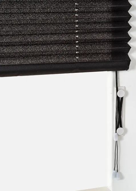 Tenda plissettata semioscurante con velcro adesivo, bonprix