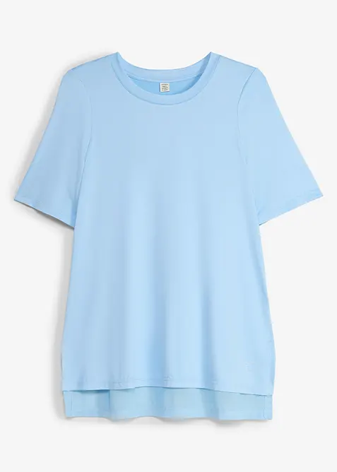 T-shirt lunga per sport con mesh, ad asciugatura rapida, bonprix