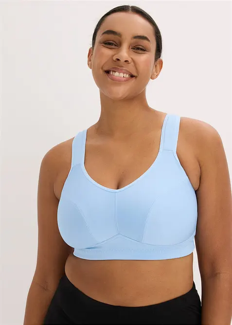 Reggiseno sportivo con sostegno medio (pacco da 2), bonprix
