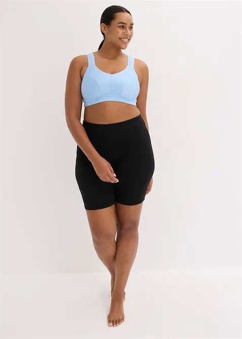 Reggiseno sportivo con sostegno medio (pacco da 2), bonprix