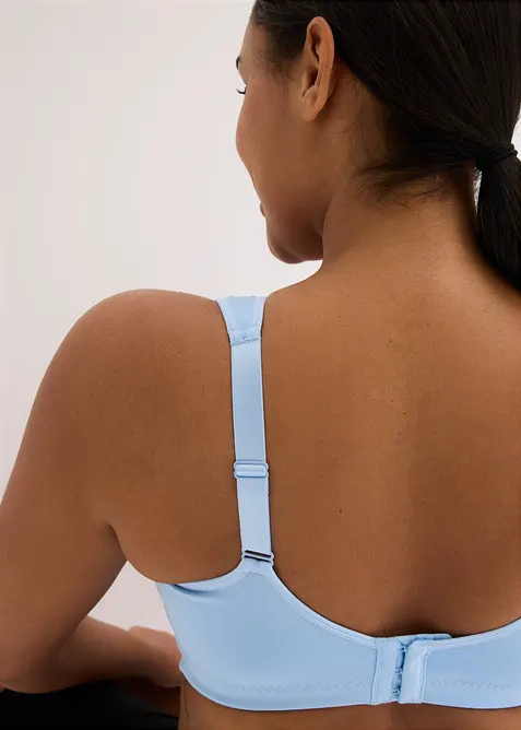 Reggiseno sportivo con sostegno medio (pacco da 2), bonprix